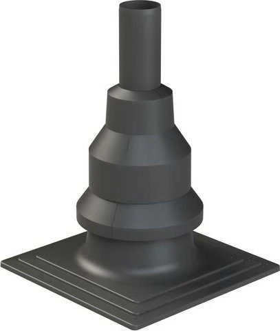Almeva STARR stogo apskardinimas esamam dūmtraukiui d60, juodas 40x40