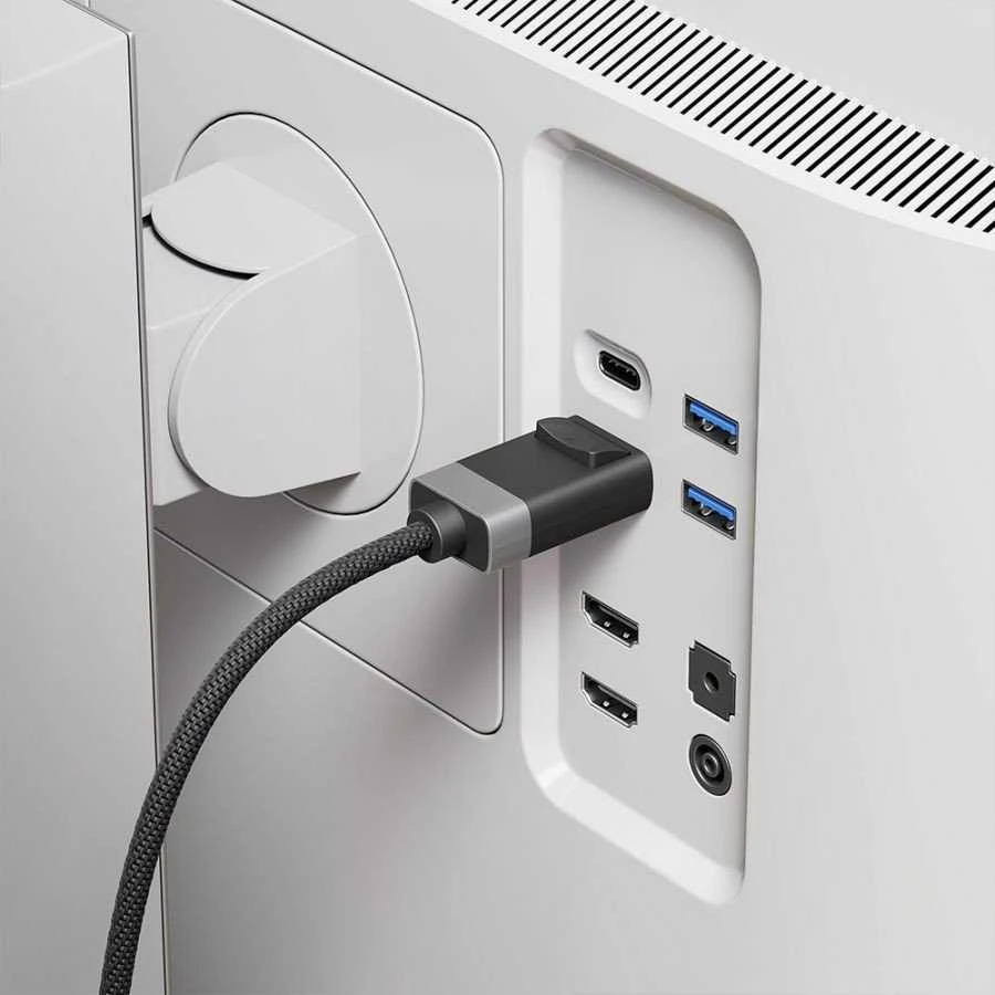 Alogic DisplayPort kabelis jungtis monitoriuje