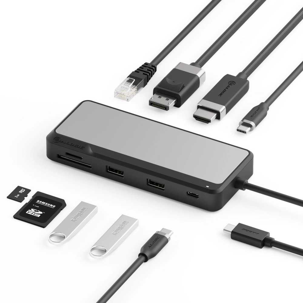 HUB USB Alogic FUSION PRO AXIS USB-C 8-IN-1