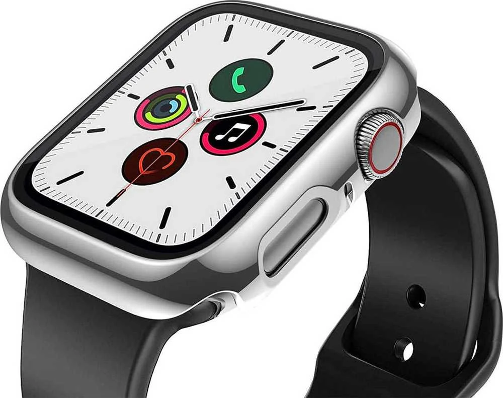 Alogy 2in1 dėklo dangtelis su stiklu Apple Watch 4/5/6 / SE 40mm