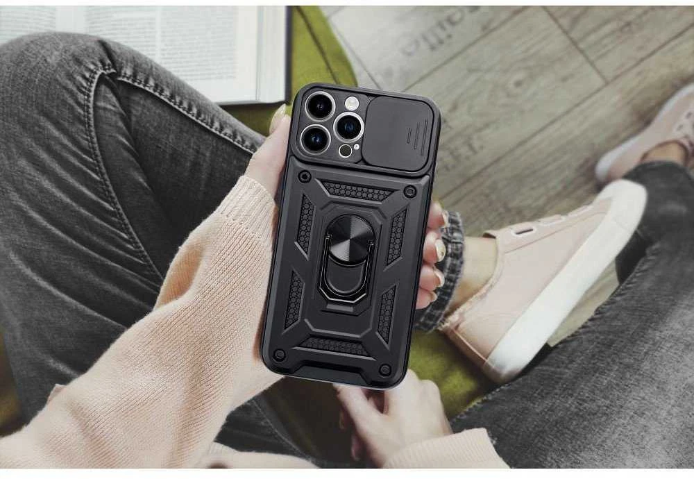 TFO Defender Slide dėklas Samsung Galaxy A56 5G juodas