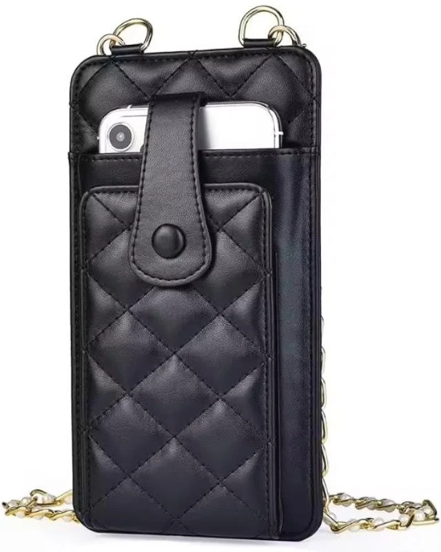 Dėklas TFO Telforceone Dygsniuotas telefono krepšys 19*10,5*2CM juodas