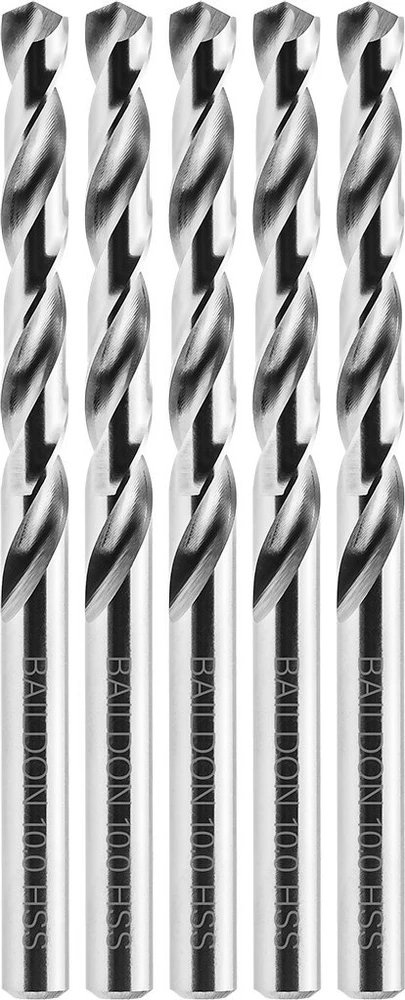 Grąžtas Wiertła „Baildon BASIC DIN 338 RN NWKa“ 10 mm metalo grąžtai, HSS (S), 133–87 mm, 5 kartotinis