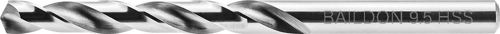 Grąžtas Wiertła „Baildon BASIC DIN 338 RN NWKa“ 9,5 mm metalo grąžtai, HSS (S), 125–81 mm, 5 kartotinis