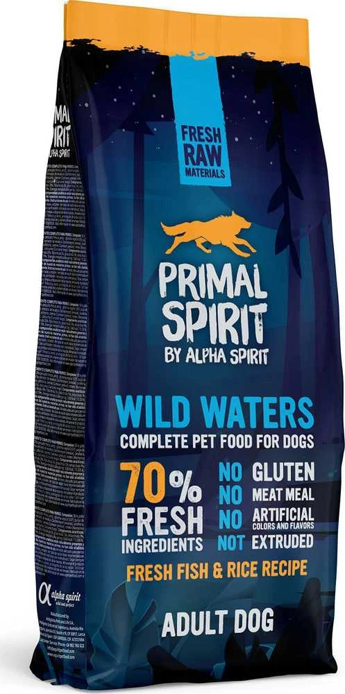 Primal Spirit PRIMAL Wild Waters Adult Dog drėgnas pašaras šunims 12kg