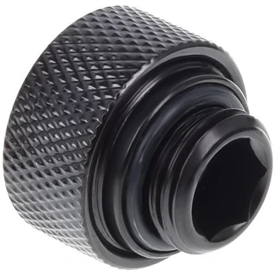 Alphacool Eiszapfen 13 mm kieto vamzdžio suspaudimo jungtis G1/4, 6 paketų – juodas