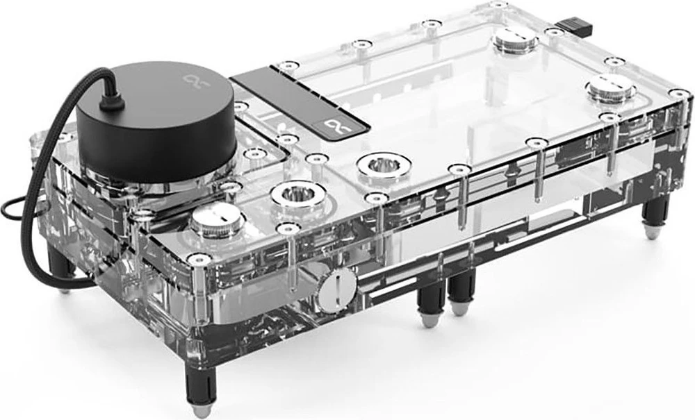 „Alphacool“ „Alphacool Core Flat Reservoir 240“ su VPP pompa – dešinysis
