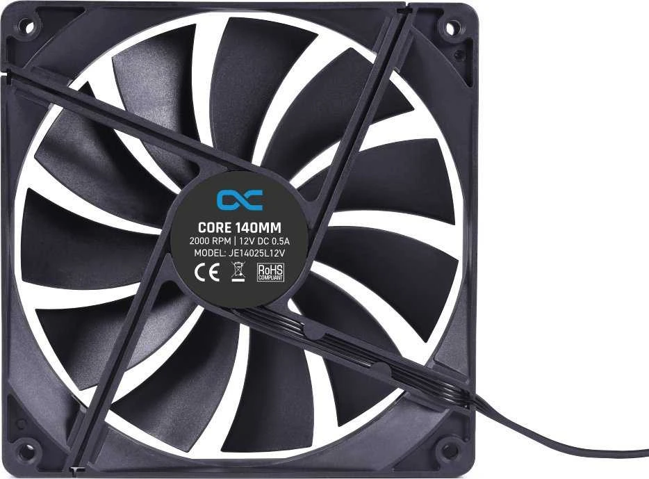 Alphacool Core PWM fan 2,000 RPM – 140 mm – juodas