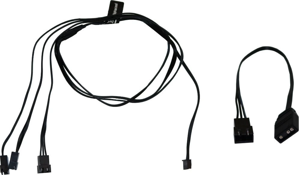Alphacool 3-way RGB LED laidas su adapteriu