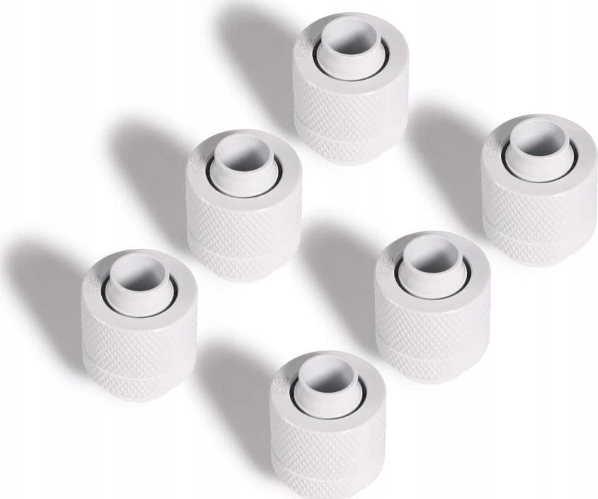 Alphacool Eiszapfen 13/10 mm įsukama jungtis G1/4, 6 pak. – baltas