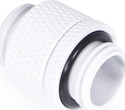Alphacool Eiszapfen Adapteris G1/4 male to G1/4 male – baltas