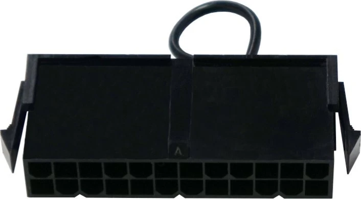 „Alphacool“ lazerinio jungiklio jungtis su G1/4 colio vidiniu sriegiu, 4 kontaktų „Molex“ jungtimi, juoda