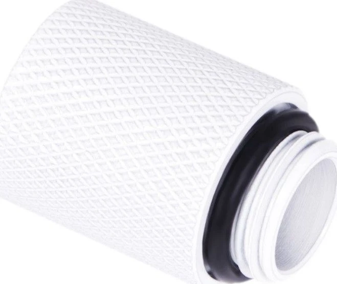 Alphacool Eiszapfen ilgintuvas 20 mm G1/4 moteriškas iki G1/4 vyriškas – baltas