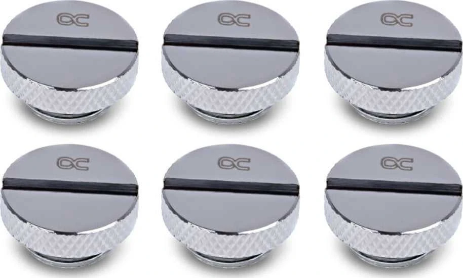 Alphacool Eiszapfen Stop Fitting G1/4, chromas 6 pak