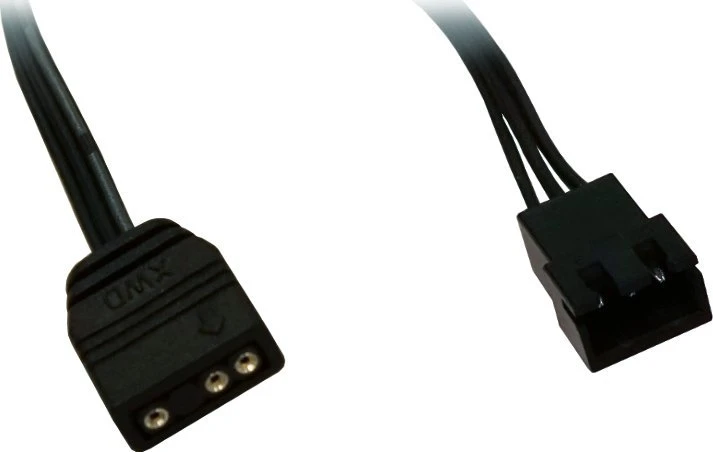 „Alphacool“ jungiamasis kabelis, 3 kontaktų į 3 kontaktų skaitmeninį RGB, 15 cm