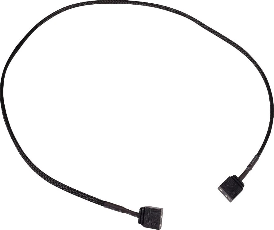 „Alphacool“ prailginimas aRGB 3 kontaktų į 3 kontaktų, su įvorėmis, ilgis – 60 cm