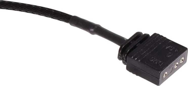 „Alphacool“ prailgintuvas aRGB 3 kontaktų į 3 kontaktus, su įvorėmis, 15 cm
