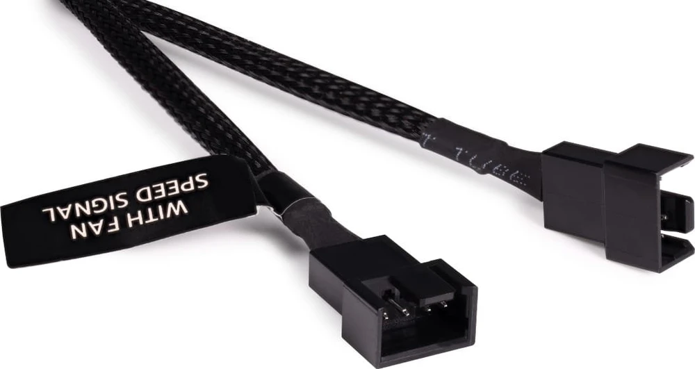 Alphacool Y-Splitter 4-pin to 3x 4-pin PWM 30cm – juodas