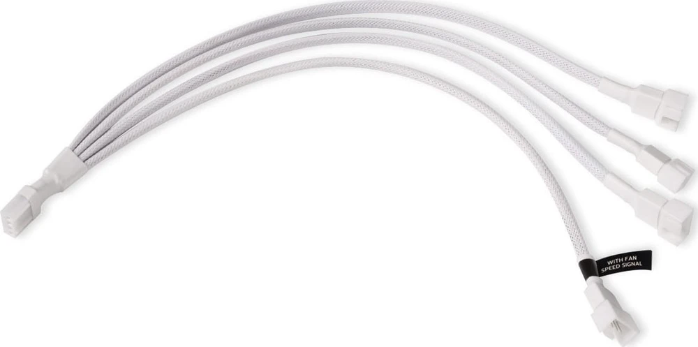 Alphacool 4-pin PWM skirstytuvas, baltas