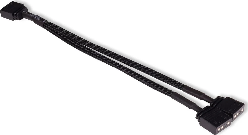 Alphacool aRGB Y skirstytuvas, 15 cm juodas kabelis