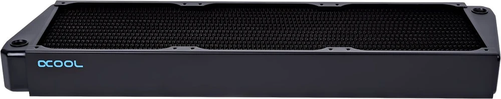 „Alphacool NexXxoS XT45“ varinis „X-Flow“ radiatorius – 420 mm, juodos spalvos