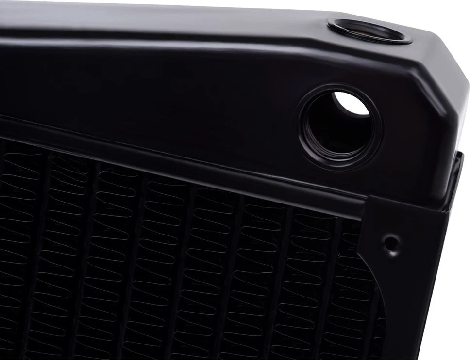 „Alphacool NexXxoS XT45“ varinis „X-Flow“ radiatorius – 420 mm, juodos spalvos