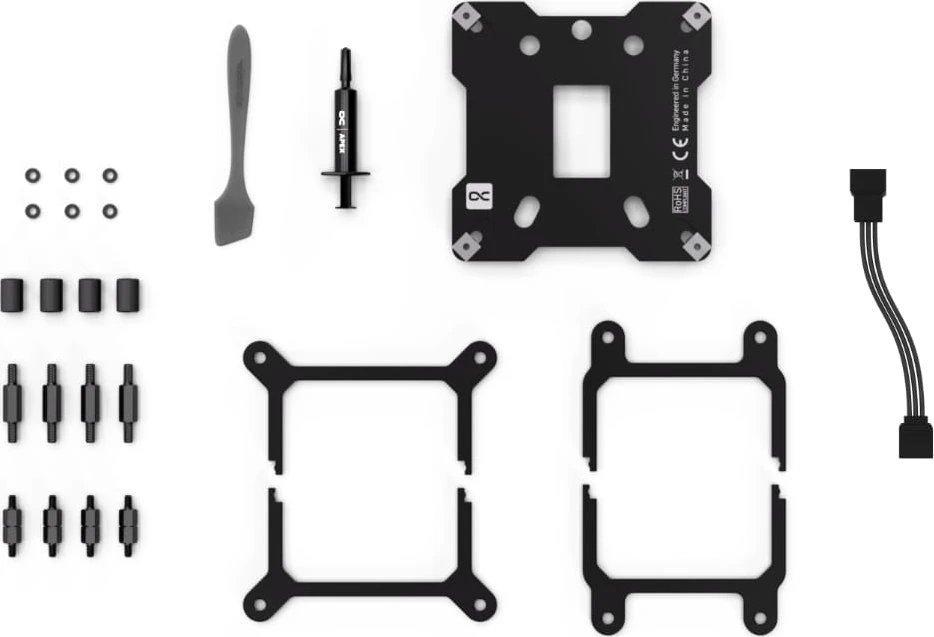 Alphacool Core 1 Aurora LT procesoriaus aušintuvas, ARGB – Acryl