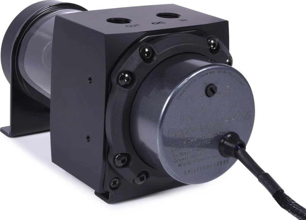Alphacool Core 100 Aurora ARGB rezervuaras, akrilas - juodas
