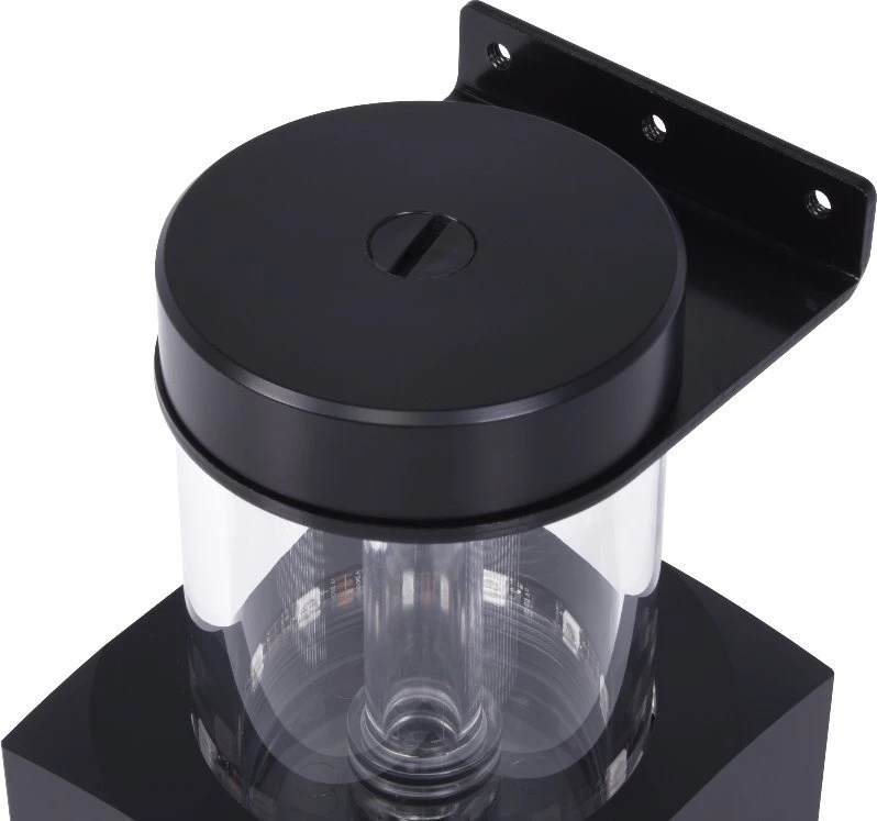 Alphacool Core 100 Aurora ARGB rezervuaras, akrilas - juodas