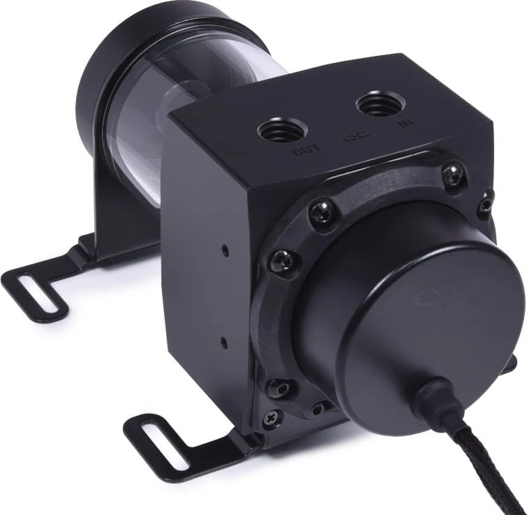 Alphacool „Core 100 Aurora ARGB“ rezervuaras su VPP pompa, akrilas, juodas