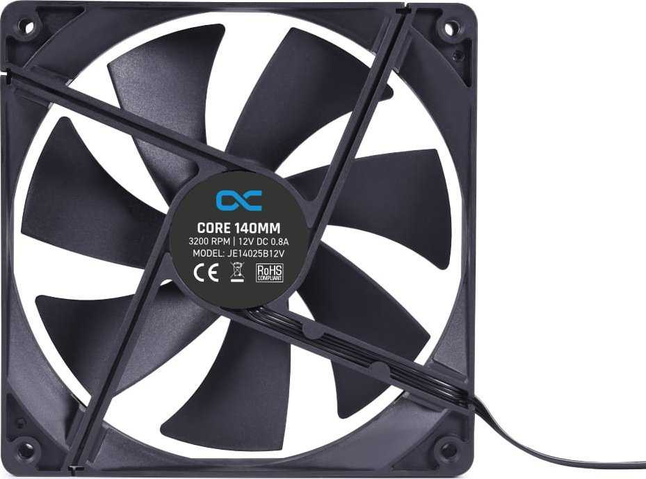 Alphacool Core PWM fan 3,200 rpm - 140 mm - juodas