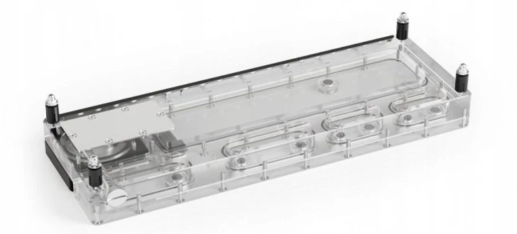 „Alphacool Core Distroplate 360 Left V.2“ su D5 Apex siurbliu, skirtas D5/DDC