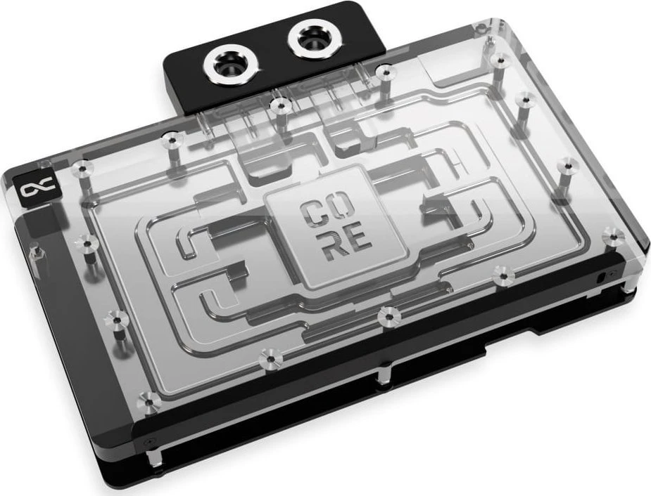 Alphacool branduolių „GeForce RTX 5080 Reference GPU Vanduo“ aušintuvas, ARGB, su galine plokšte · akrilas