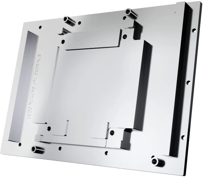 „Alphacool Core GeForce RTX 5090 TUF Gaming GPU Vanduo“ aušintuvas, ARGB, su galine plokšte · akrilas