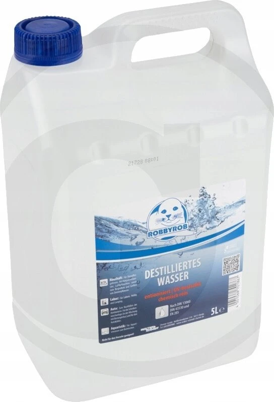 Kein Hersteller Distilled water (DIN 13060, DIN 43530 & EN 285) – 5 litres