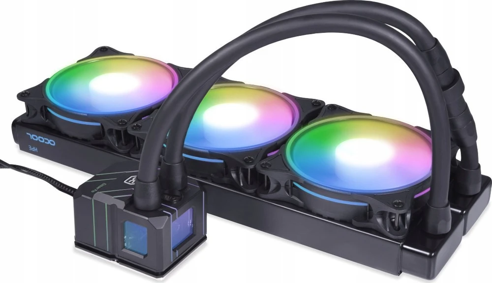 „Alphacool 13074“ kompiuterio aušinimo sistema, procesorius, viskas viename skysčio aušintuvas, 12 cm, Juodas, 1 vnt.