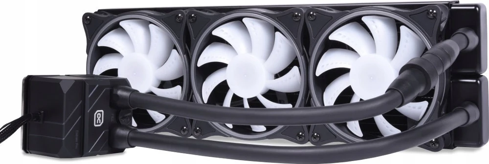 „Alphacool 13074“ kompiuterio aušinimo sistema, procesorius, viskas viename skysčio aušintuvas, 12 cm, Juodas, 1 vnt.