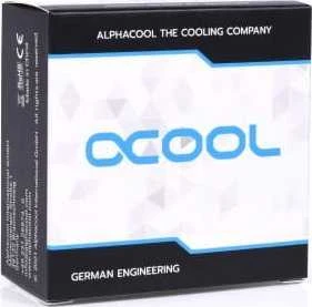 „Alphacool“ 90 laipsnių kištukas, G1/4 colio kištukas, G1/4 colio kištukas, chromuotas