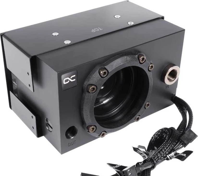 Alphacool ES 2U išsiplėtimo bakas D5 su srauto / temperatūros jutikliu
