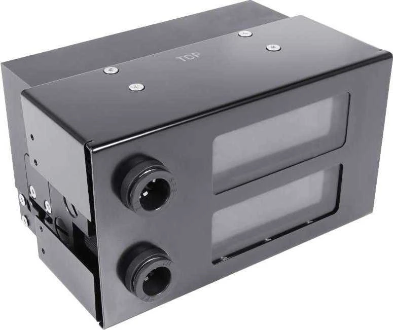 Alphacool ES 2U išsiplėtimo bakas D5 su srauto / temperatūros jutikliu