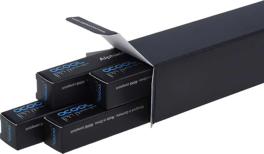„Alphacool Hardtube“ akriliniai vamzdžiai 13/10 mm, 60 cm, 4 vnt. rinkinys