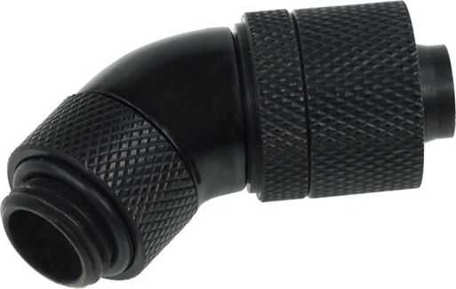 „Alphacool HF 13/10“ įsukama jungtis, 45 laipsnių pasukama, G1/4 - Juodas
