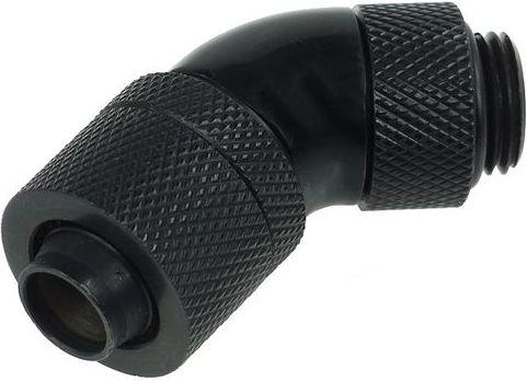 „Alphacool HF 13/10“ įsukama jungtis, 45 laipsnių pasukama, G1/4 - Juodas