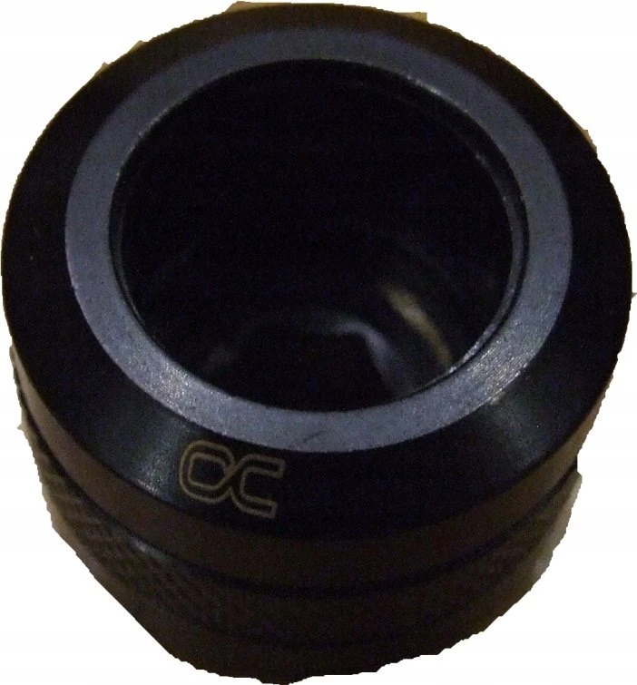 „Alphacool Eiszapfen Pro“ jungtis, 16 mm kietas vamzdelis, G1/4 colio, juodas