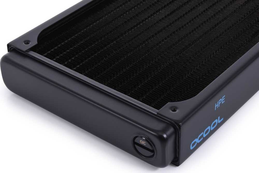 Alphacool NexXxoS HPE-30 Radiator 360mm – juodos spalvos