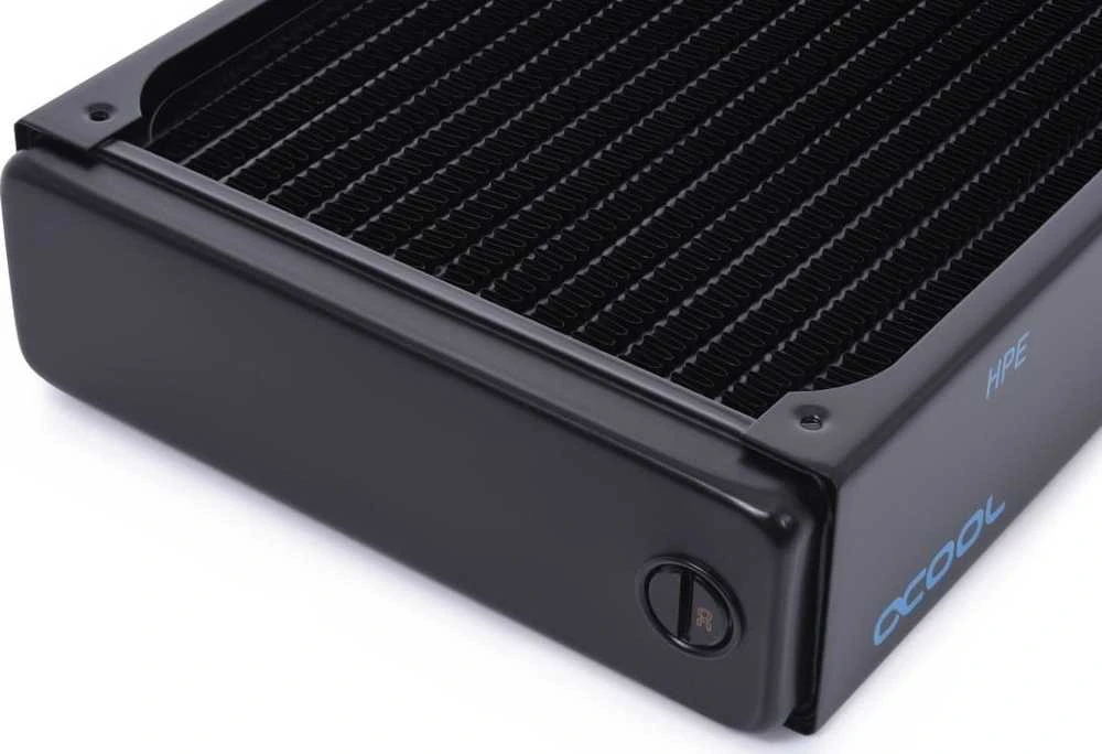 Alphacool NexXxoS HPE-45 Radiator 420mm – juodos spalvos