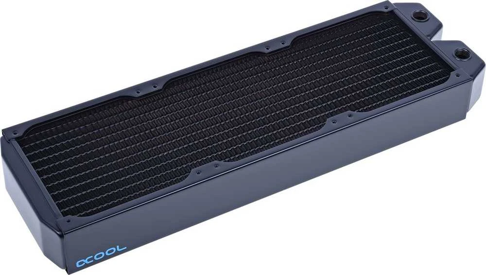 Alphacool „NexXxoS XT45“ varinis „X-Flow“ radiatorius – 360 mm, juodas