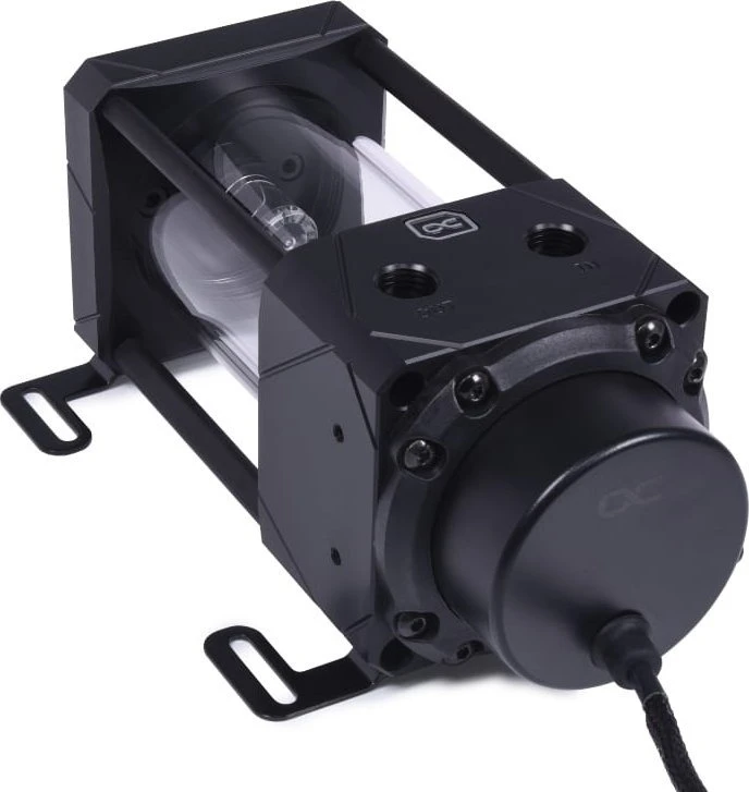 Alphacool „Aurora D5“ 150 mm ledų puodelis, įskaitant Alphacool VPP „Apex D5“ – acetalį/stiklą