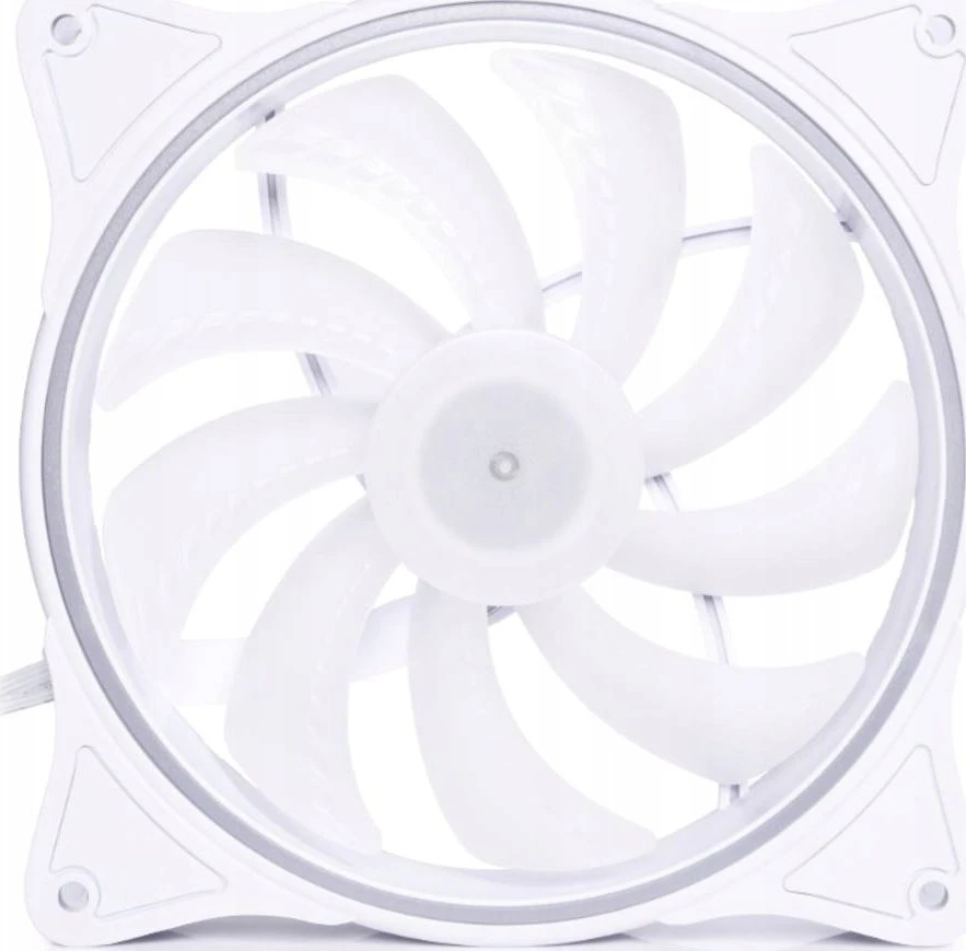 Alphacool Rise Aurora PWM-korpuso ventiliatorius – 140mm, baltos spalvos