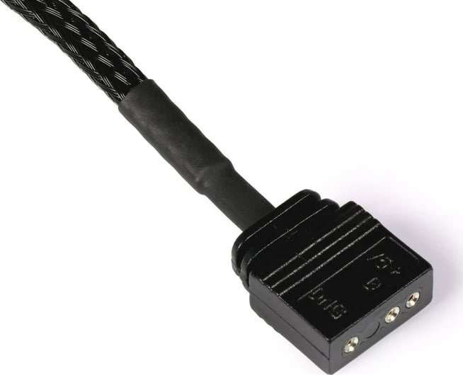 Alphacool Y-Splitter aRGB 3-pin to 3x 3-pin 15cm – juodos spalvos